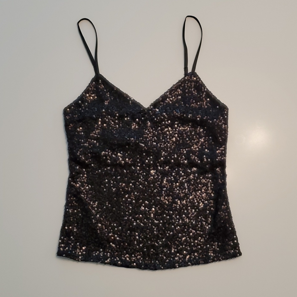 The Limited Black Sequin Camisole Size S